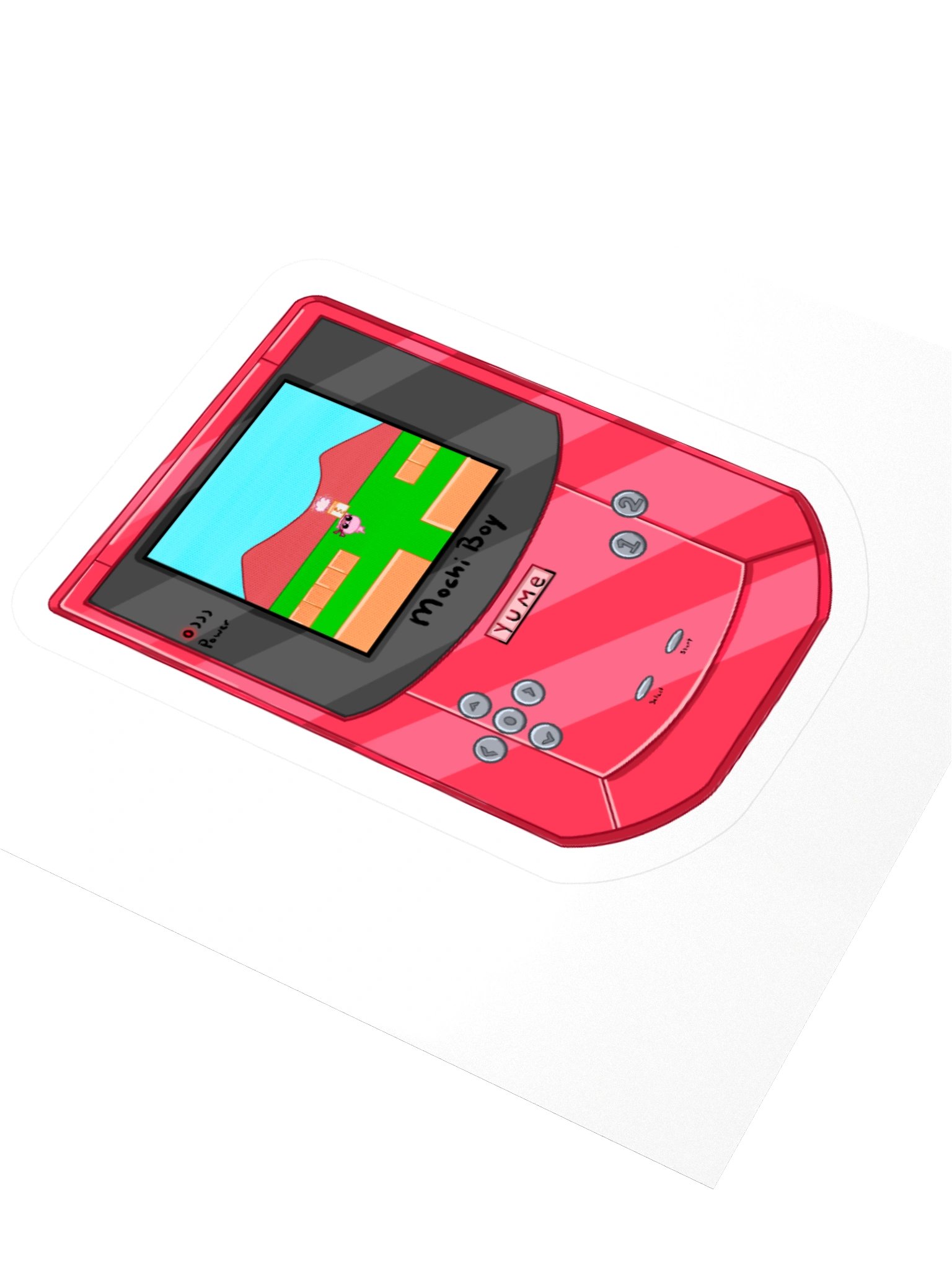 Mochi Boy Red! Sticker product image (12)