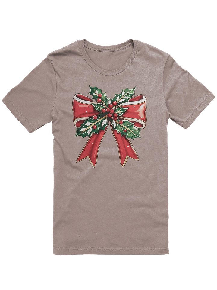 Christmas Bow Comfort T-Shirt product image (1)