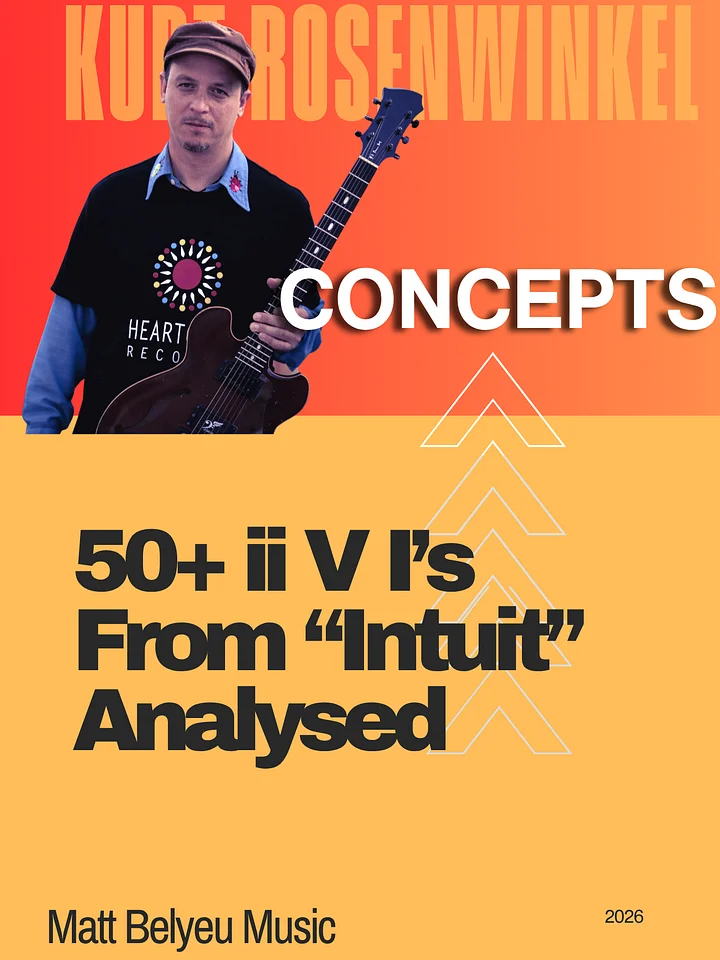 Kurt Rosenwinkel 50+ ii-V-I's analysed - E-book product image (1)