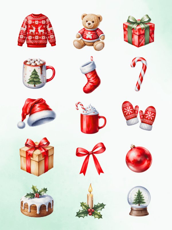 MRR/PLR Christmas Clipart PNG product image (2)