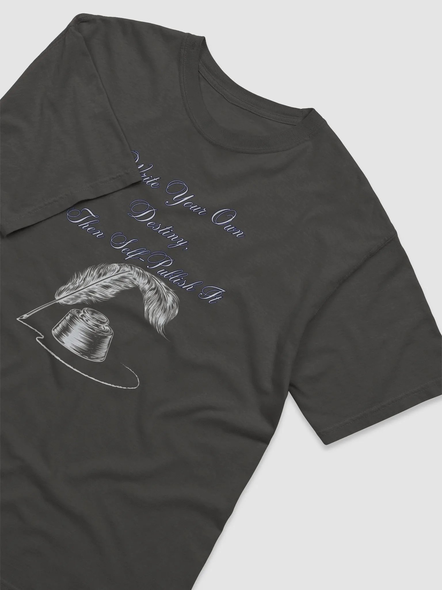 Write Your Own Destiny T-Shirt – Vintage Style for Indie Authors product image (3)