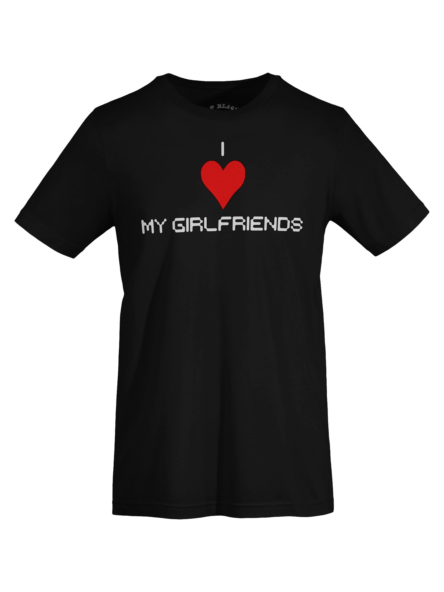 I Love My Girlfriends Super Soft White Ink Tee product image (31)