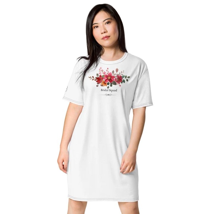 Bridal Squad 011 T-Shirt Dress Floral Bliss Theme product image (1)