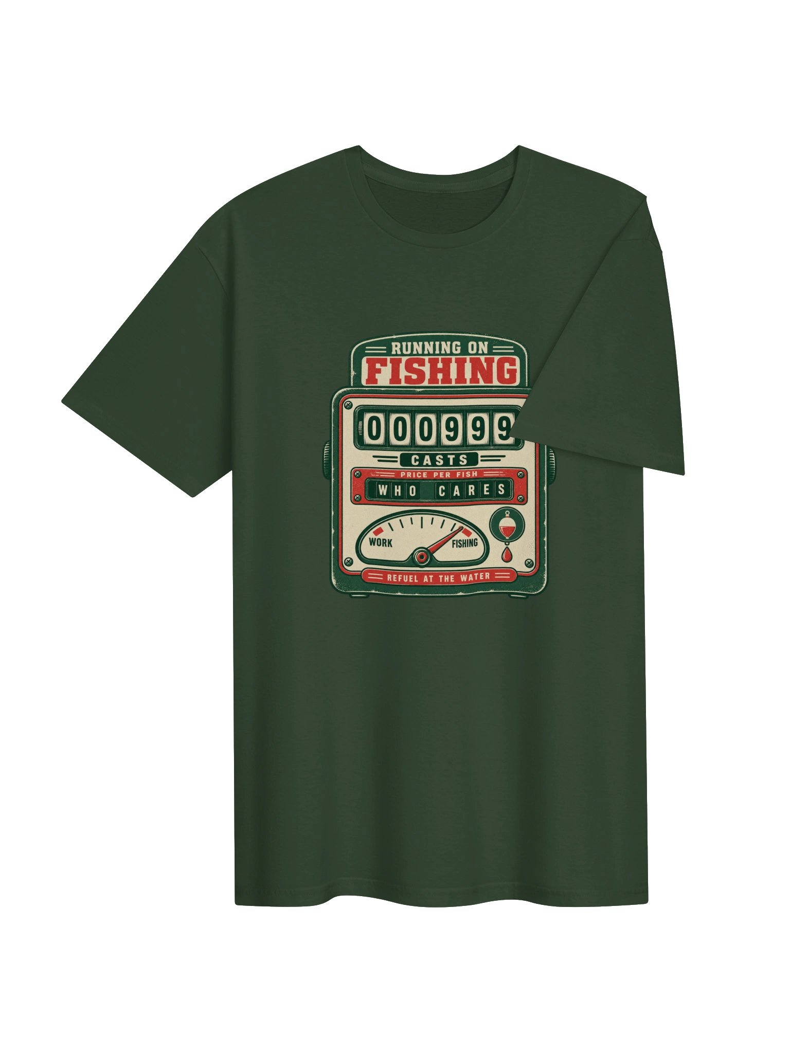 Running on Fishing T-Shirt product image (54)