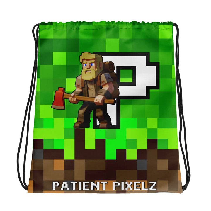 Patient PixelZ P Logo Drawstring Bag (PixelZ My Craft) product image (1)