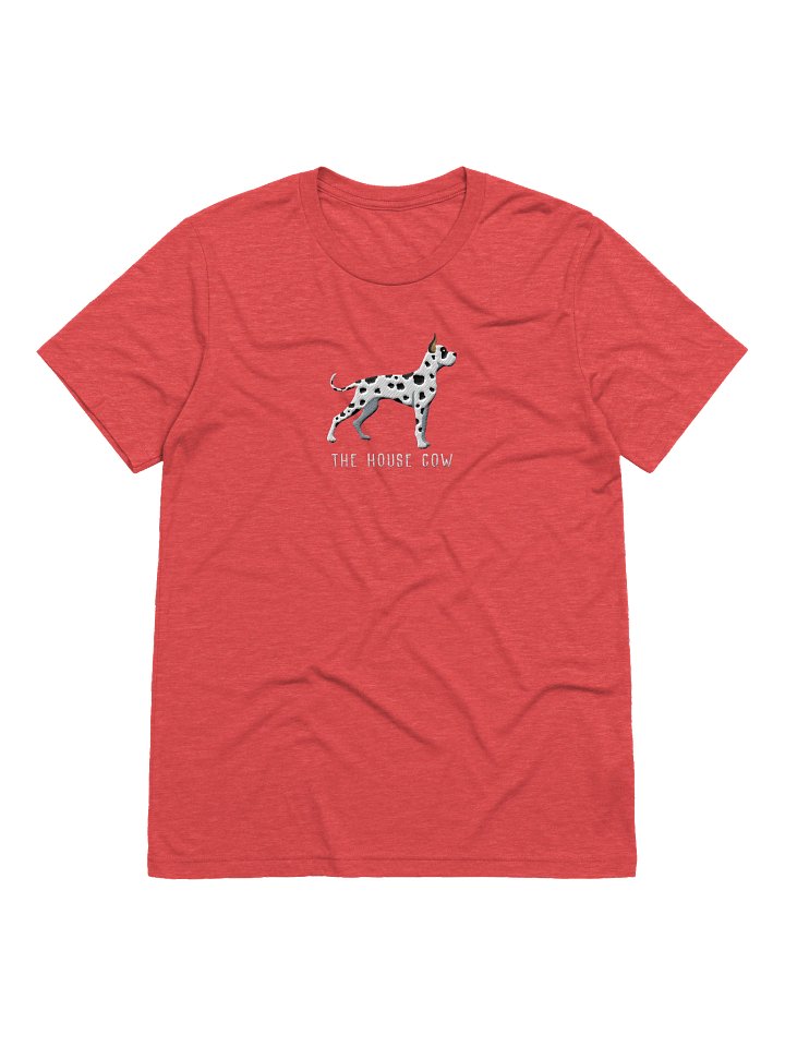 The House Cow T-Shirt(Embroidered) of a Great Dane(Harlequin, Cropped Ears) product image (49)