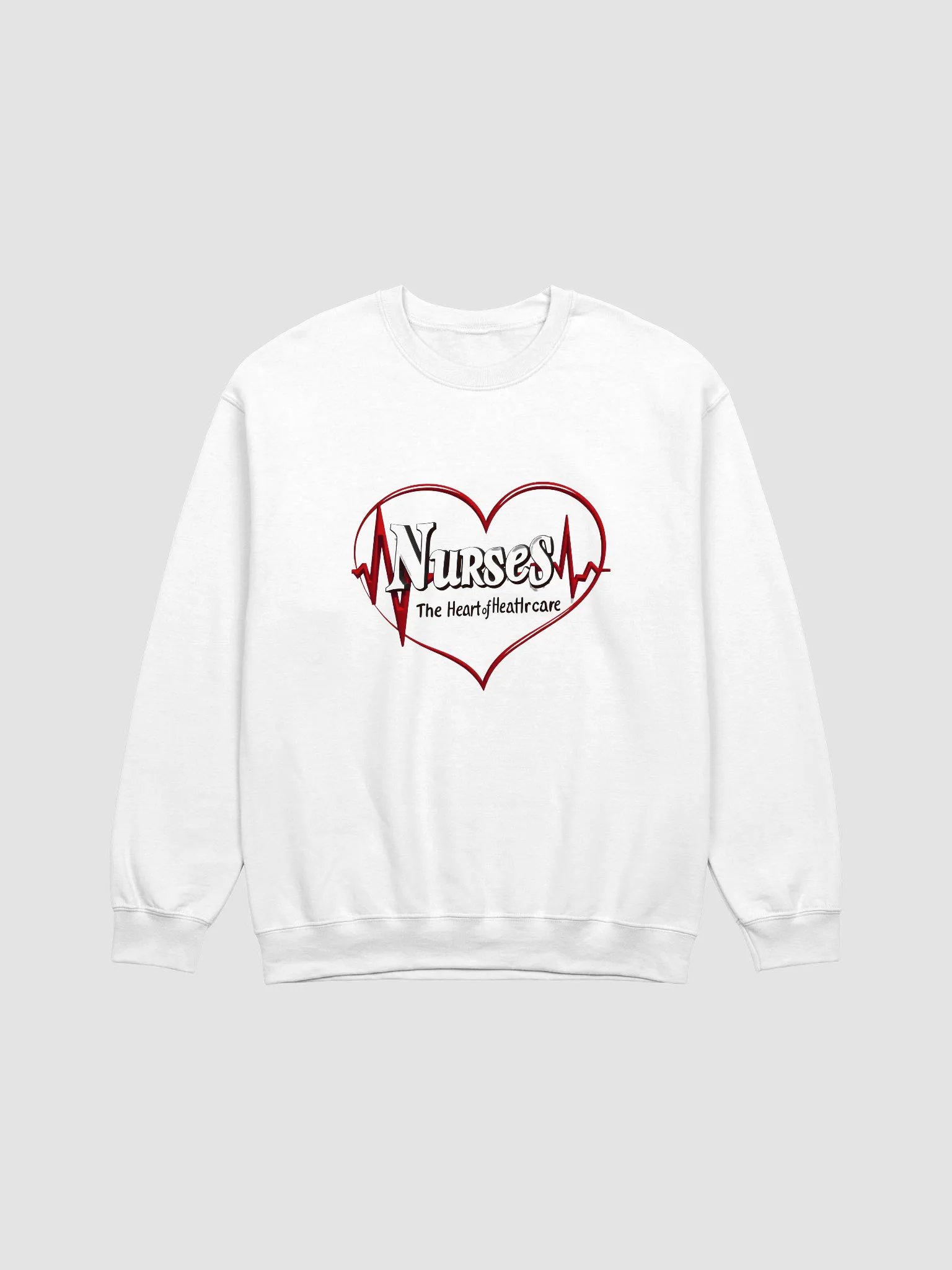 Heart of Healthcare Nurses Sweatshirt product image (2)