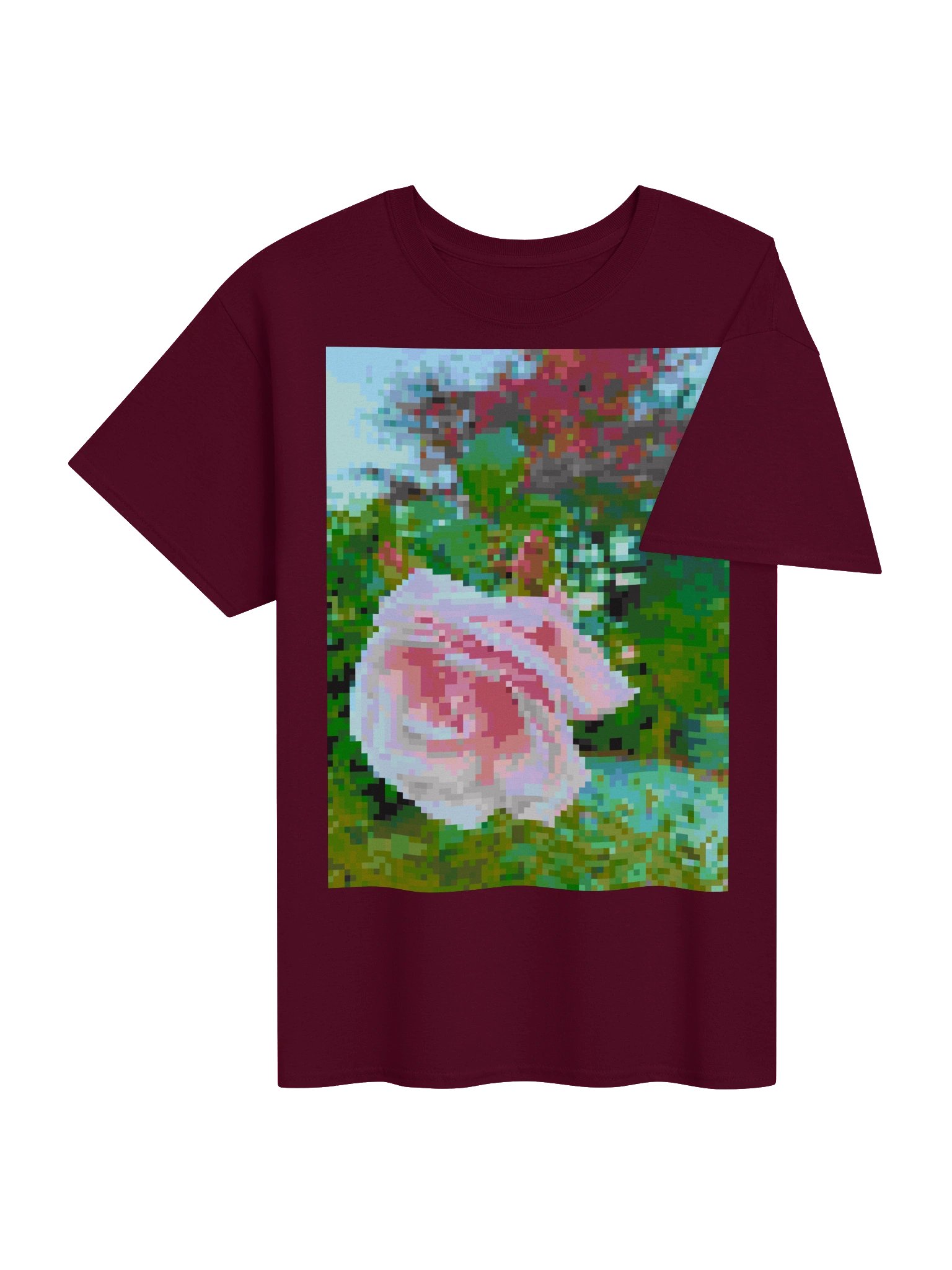 pixel rose graphic tee product image (14)