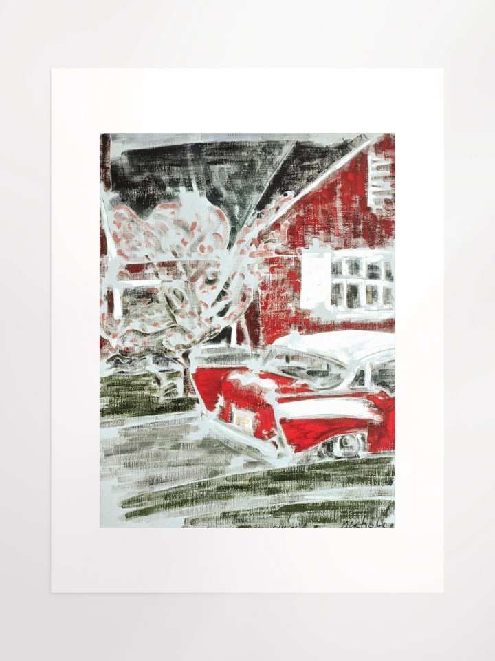 In the Window Behind the Woman (1985) print product image (2)