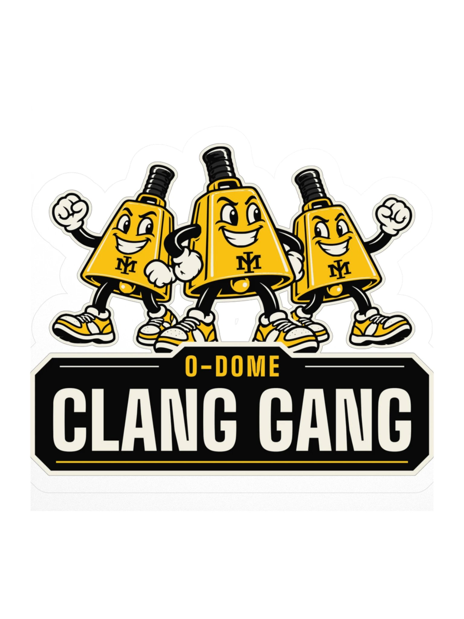 O-Dome Clang Gang — Kiss-Cut Sticker product image (1)