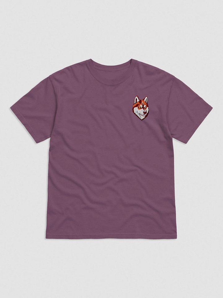 Cute Red Siberian Husky Graphic Cotton Tee product image (1)