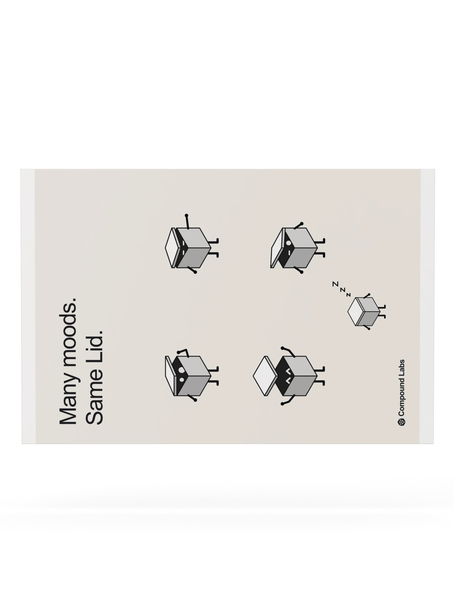Many moods. Same Lid. — poster product image (6)