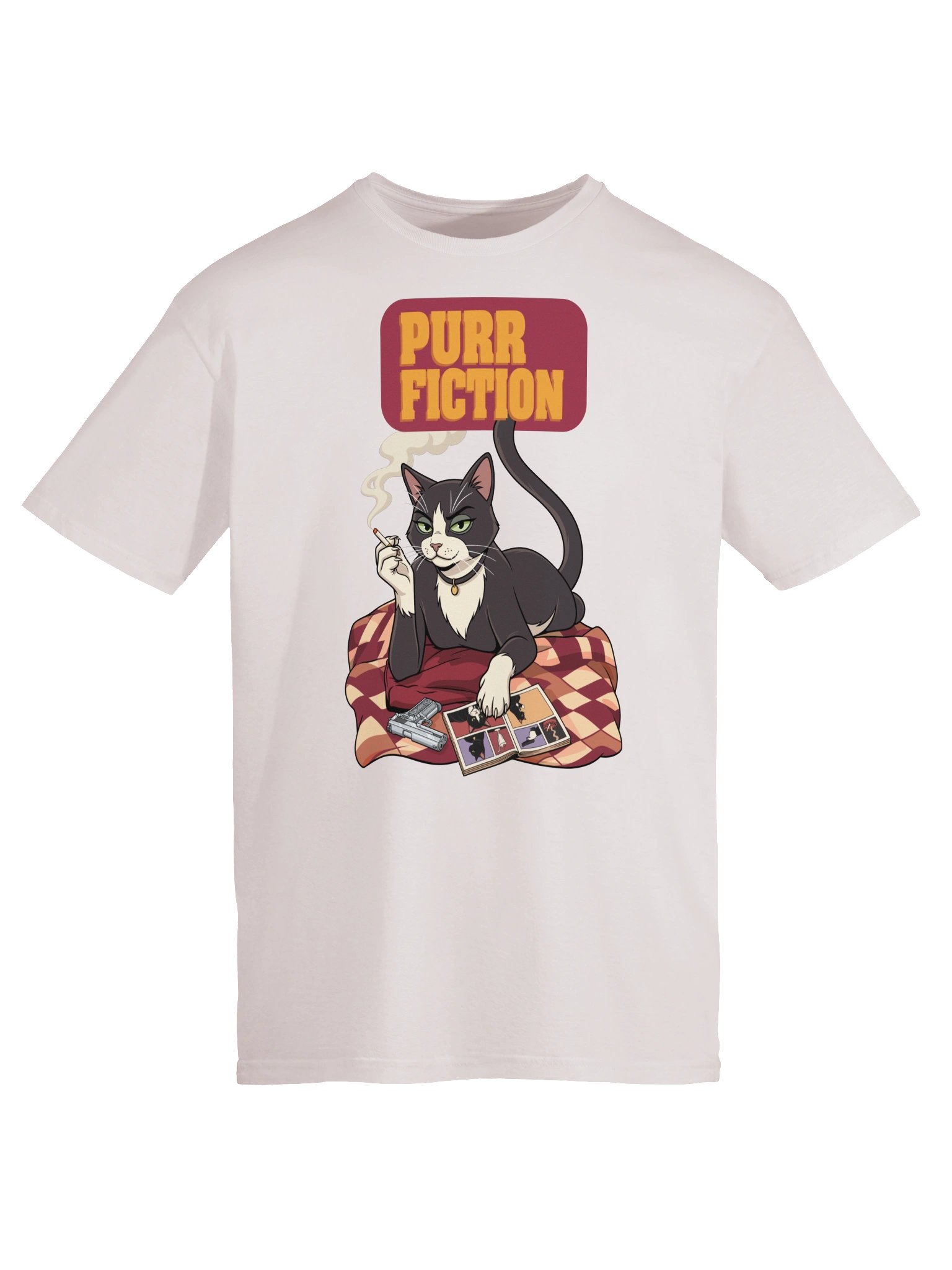 Purr Fiction Poster Tee product image (56)