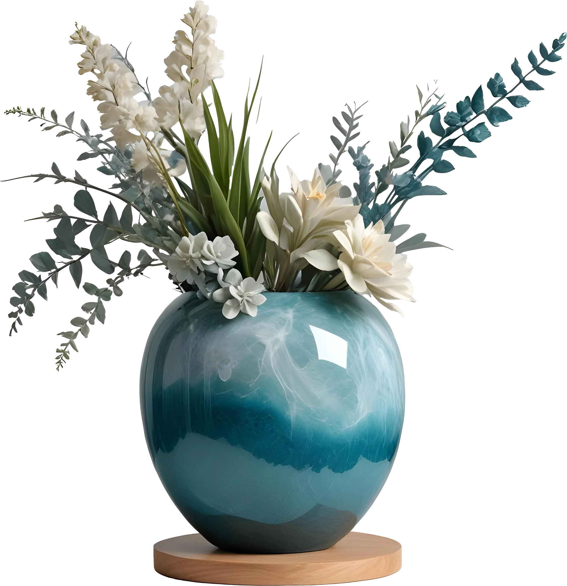 Coastal Luxe spa decor – vase png product image (1)