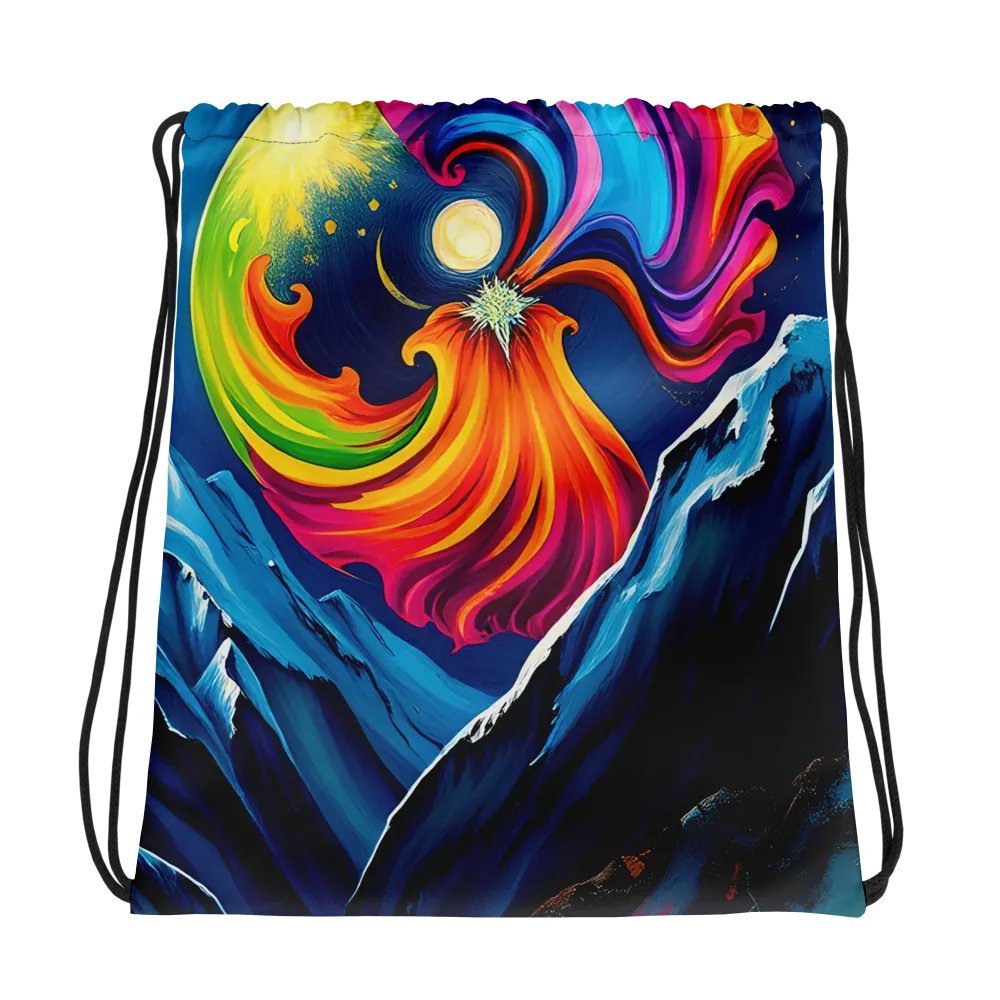 Vibrant Adventure Drawstring Backpack product image (1)