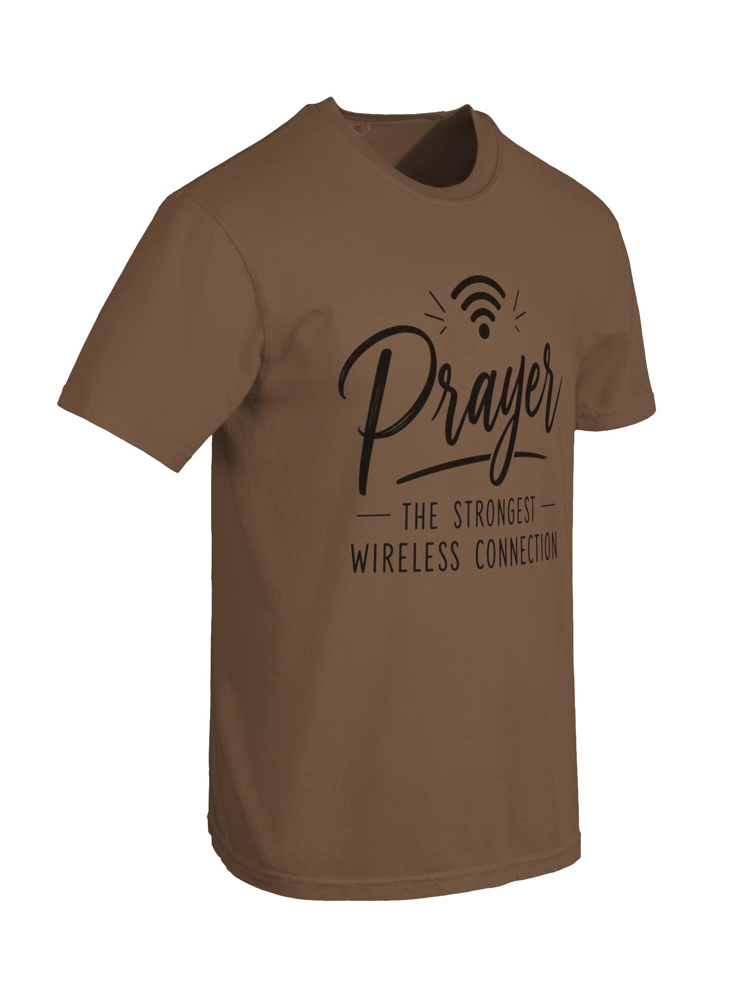 Prayer The Strongest Wireless Connection Shirt | Christian Faith T-Shirt | Inspirational Religious Apparel | Prayer Warrior Gift | Kingdom Life Co. product image (7)