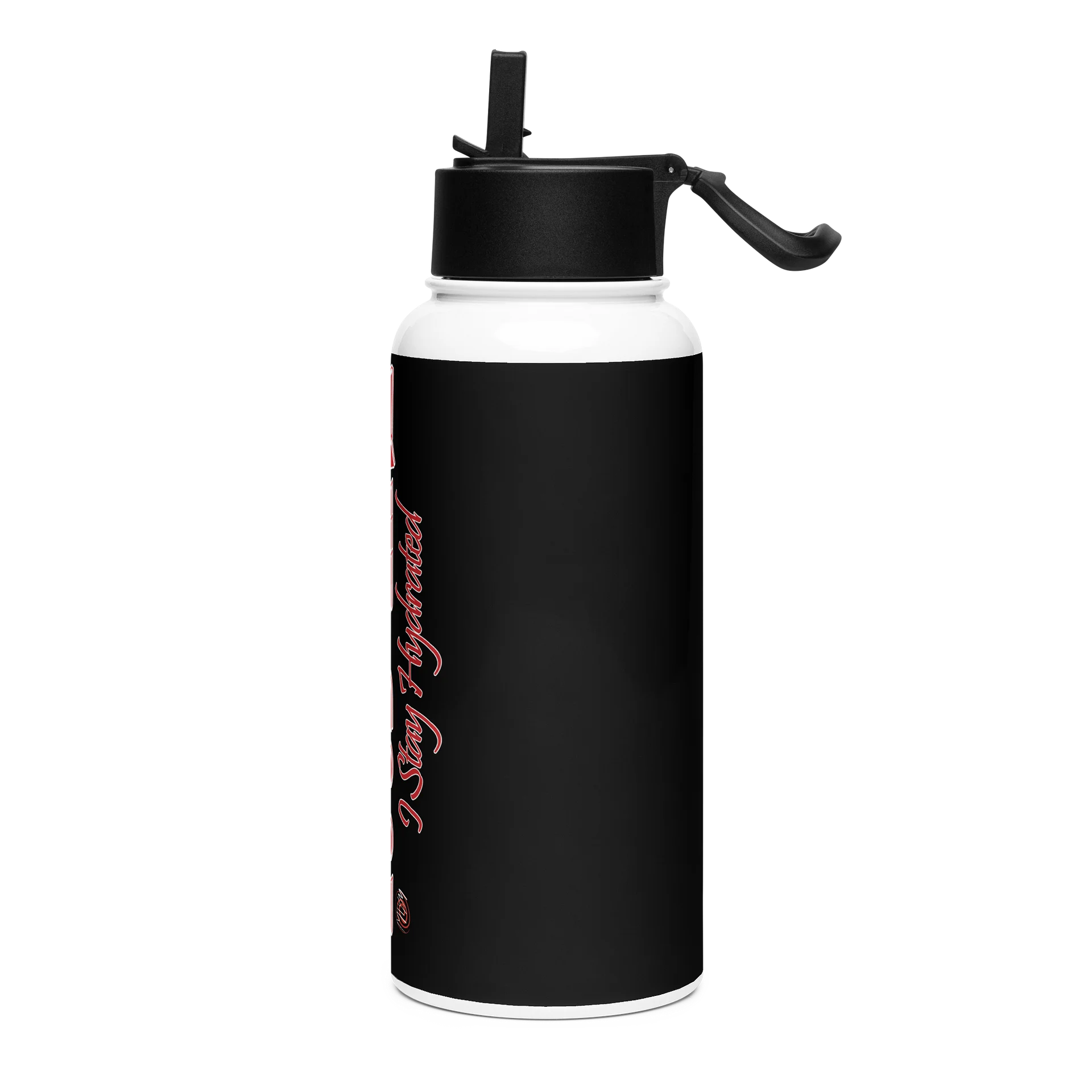 Plastic Hydration Bottle w/straw product image (3)