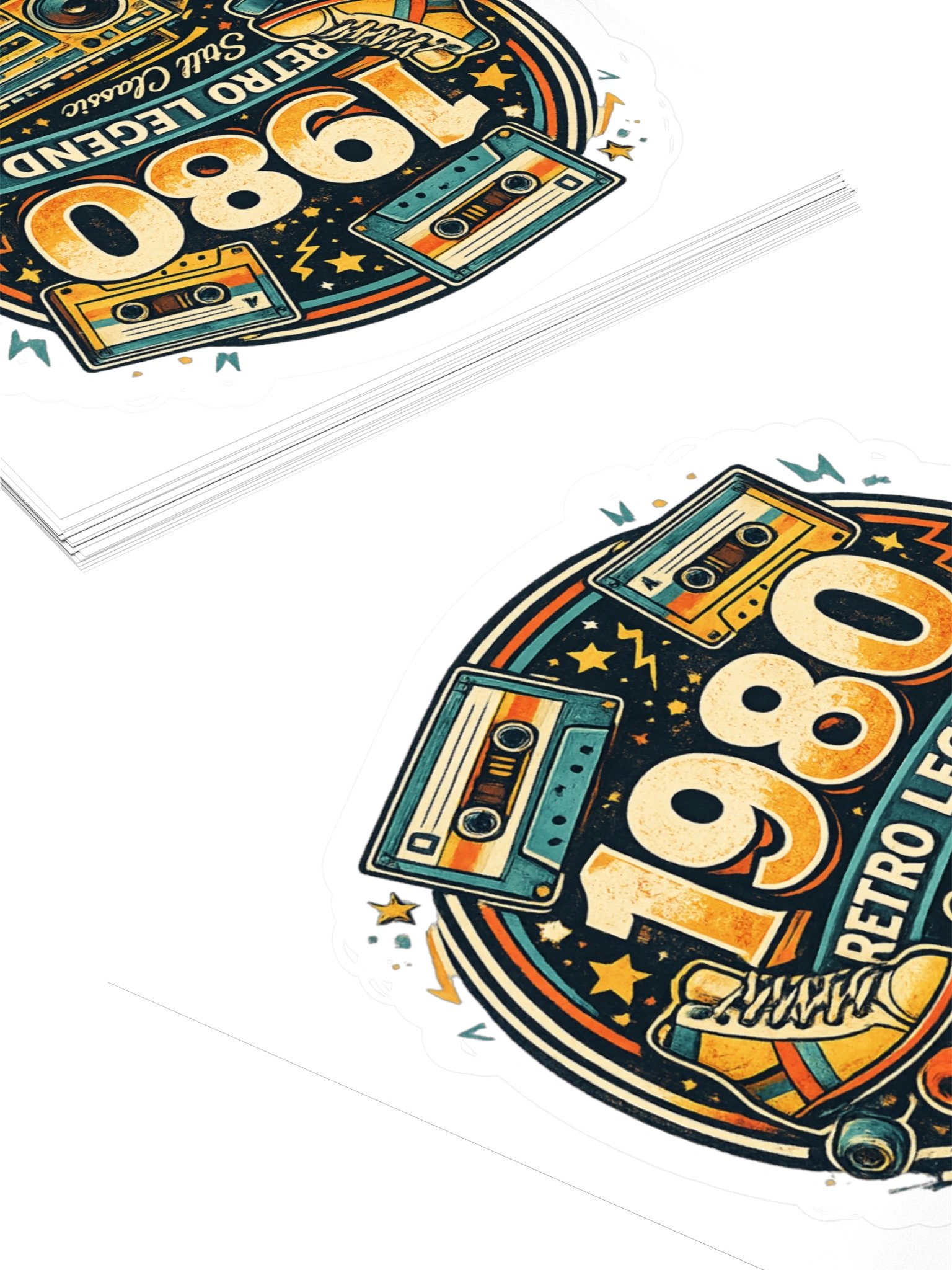 1980 Retro Legend Kiss Cut Sticker product image (13)
