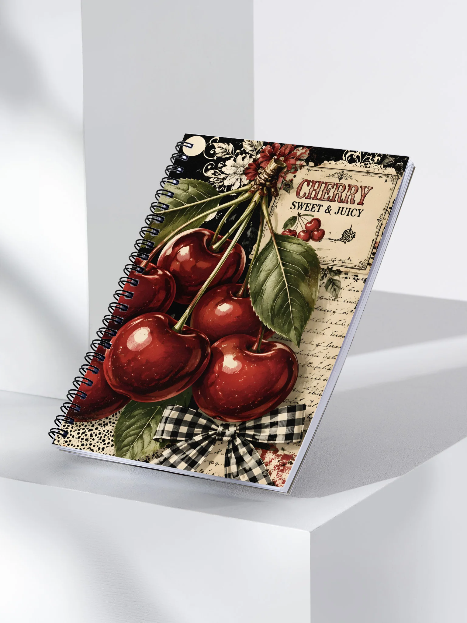 Cherry Chic Sweet & Juicy Spiral Notebook product image (3)