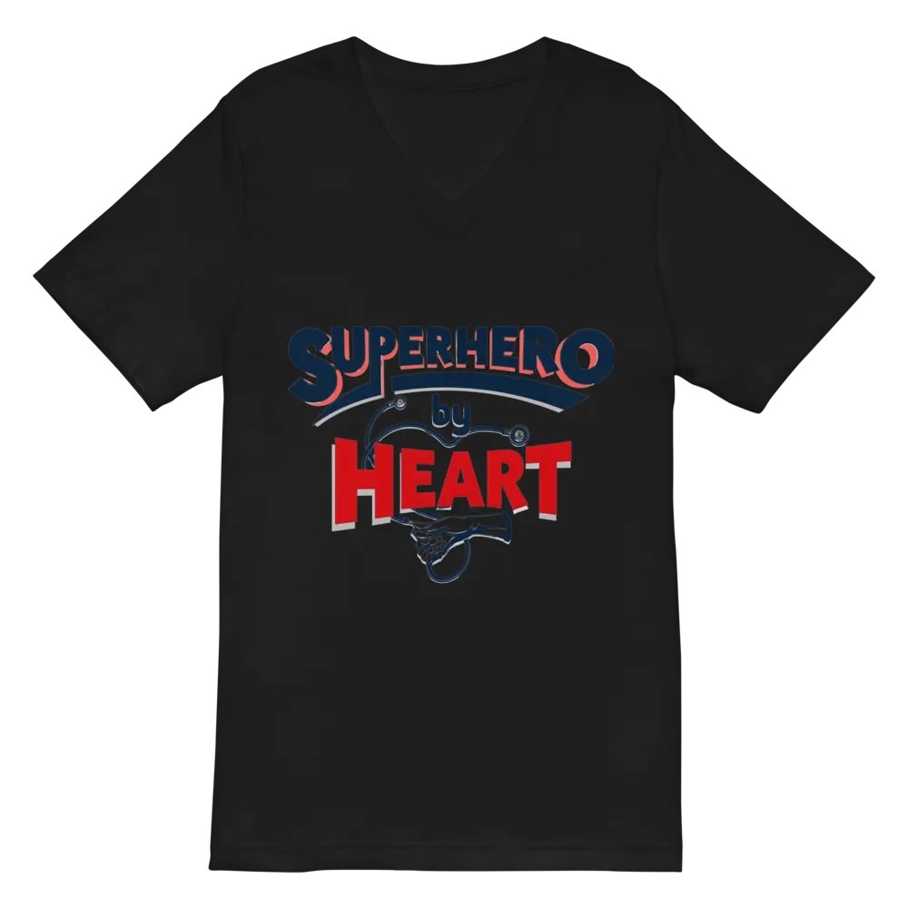 Heartfelt Superhero V-Neck Tee product image (3)