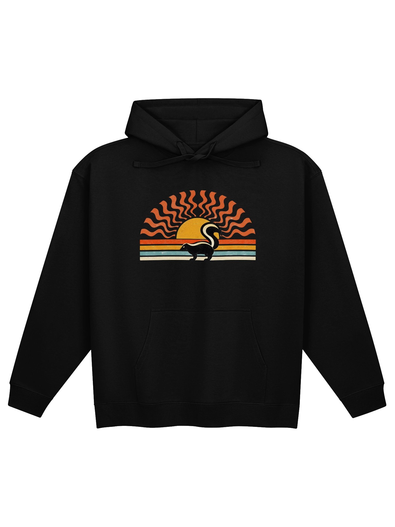 SAKO RETRO SUNSET SILHOUETTE HOODIE product image (1)