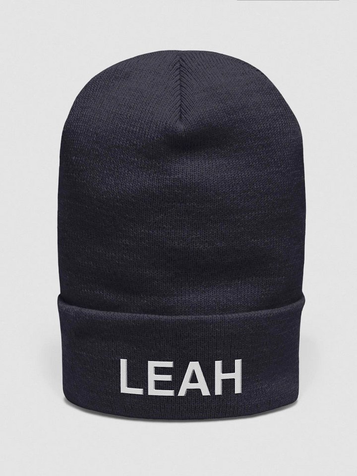 LEAH Name Beanie product image (2)