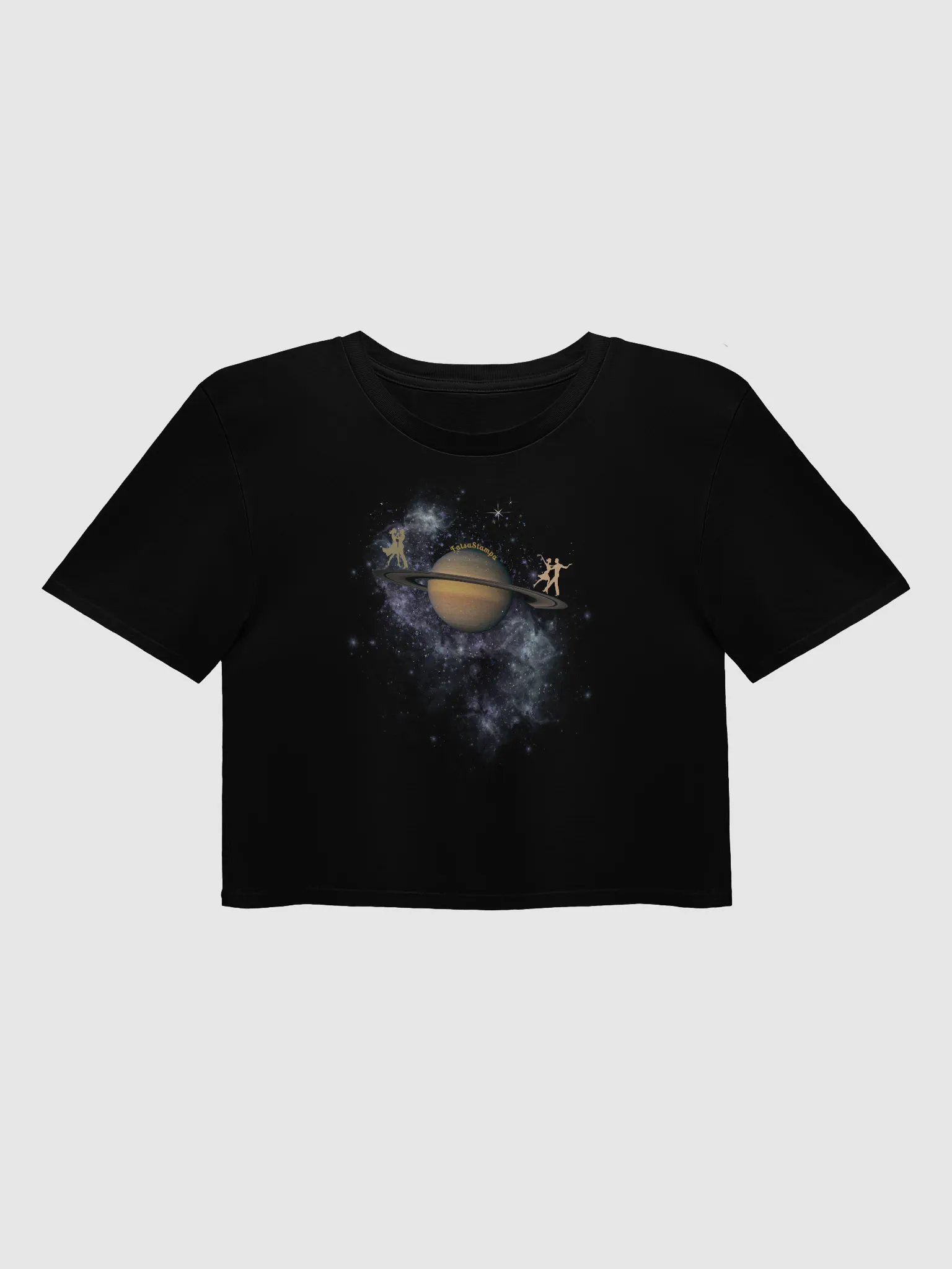 Dancing Among the Stars – A Celestial Expression crop Top product image (3)