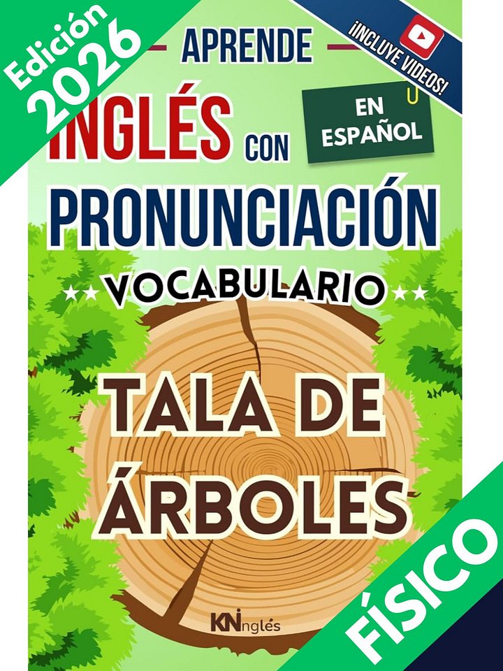 Tala de árboles / libro para aprender inglés con pronunicación / trabajos product image (1)