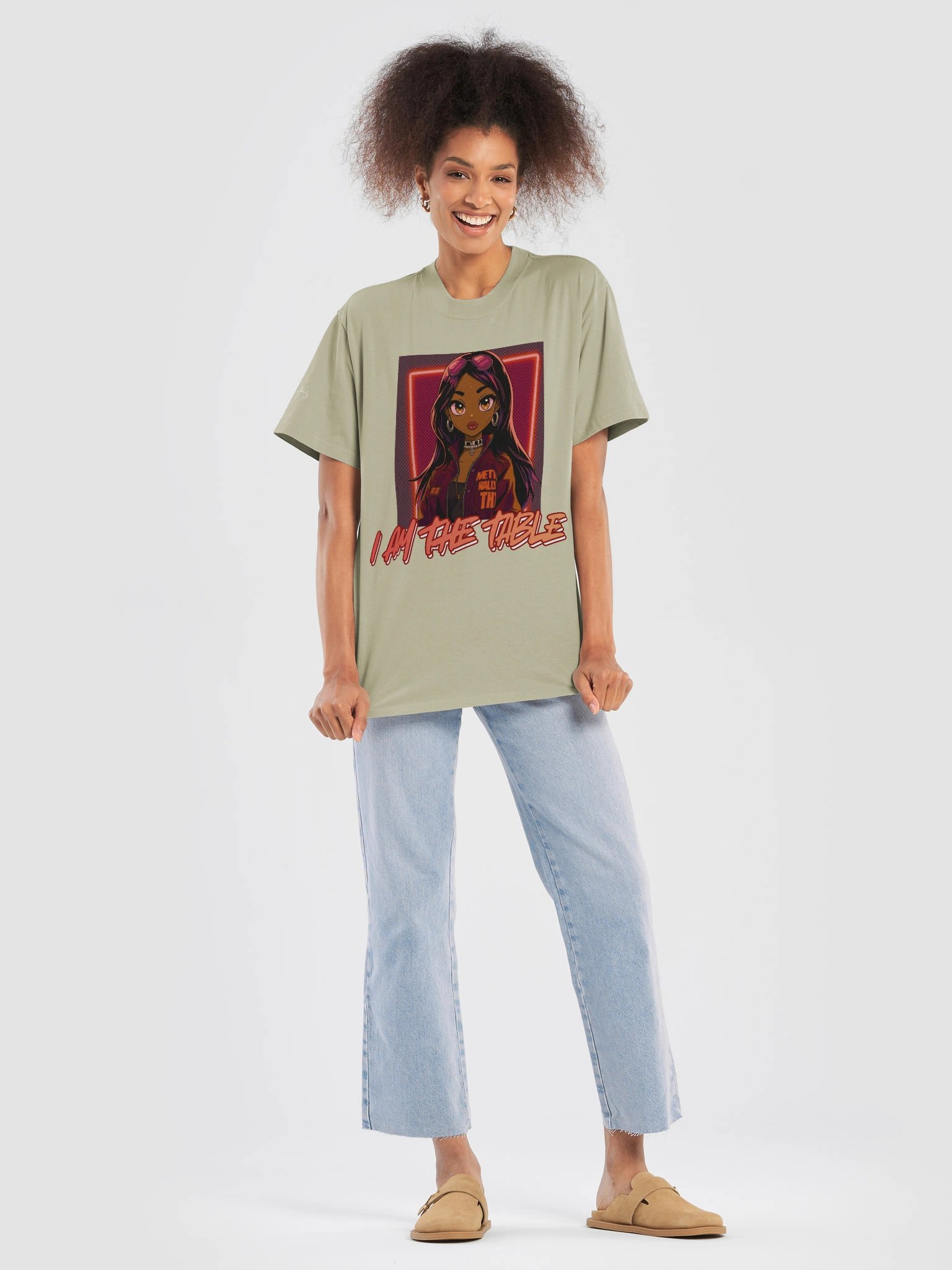 ''PHILIUS Apparel'' I AM THE TABLE Oversized T-Shirt product image (20)
