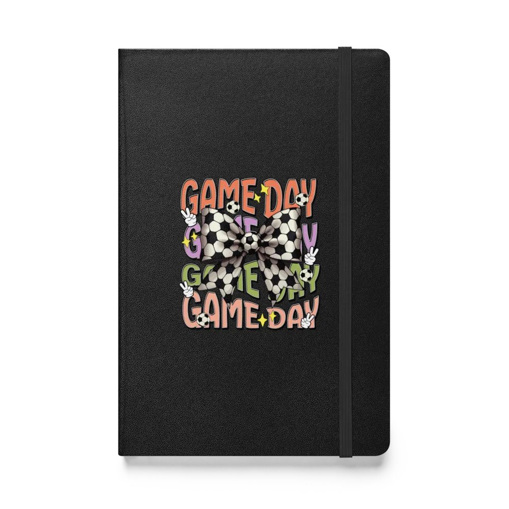 Game Day Bow Soccer Hardcover Notebook product image (1)