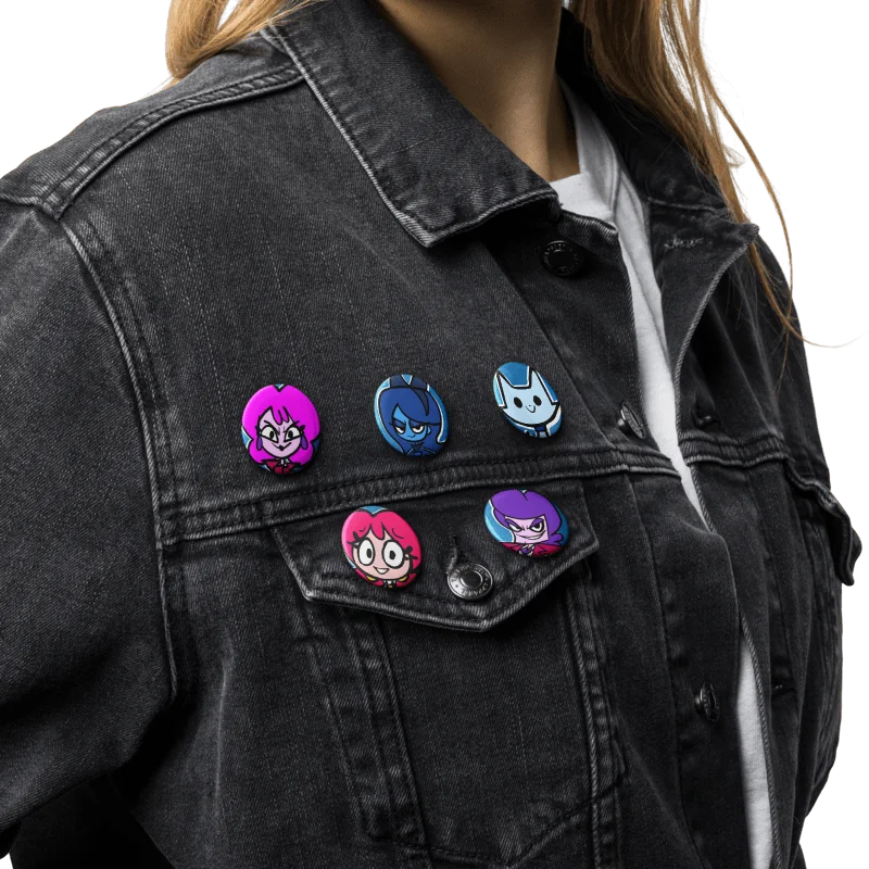 Shiver and Frostbite Pin Buttons Set product image (10)