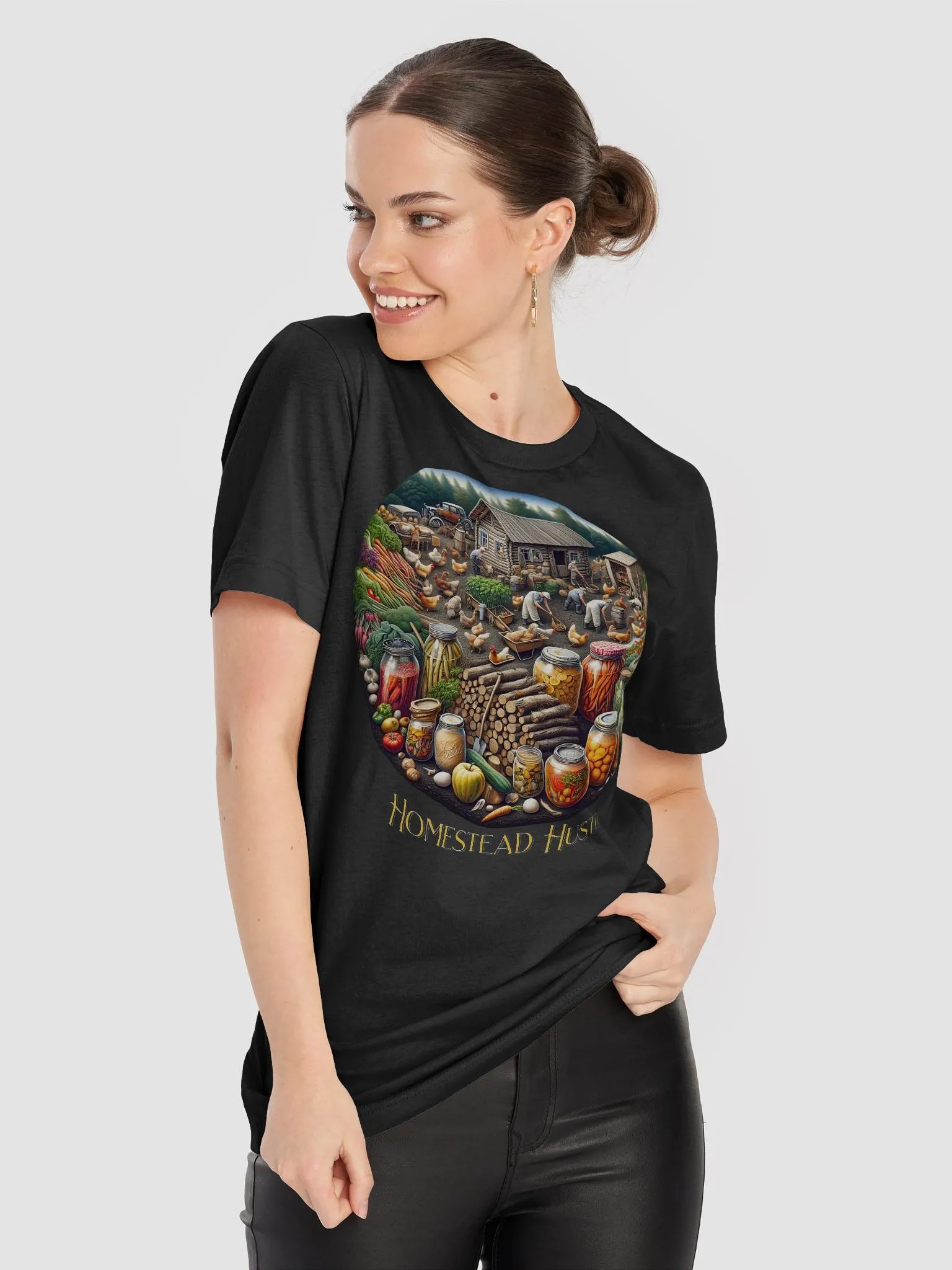Homestead Hustle T-Shirt | Homestead Life Hustle | Work the Land | Live Off the Land | Farm, Hustle, Thrive | Homesteader's Grit | Building a Legacy | Sweat, Soil, Success | Living the Homestead Dream product image (9)