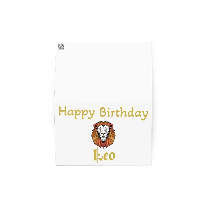 Leo's Mane Birthday Card product image (4)