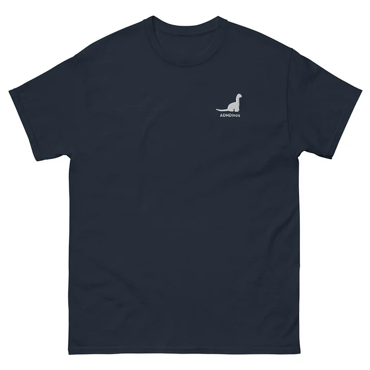 Embroidered ADHDinos Crest - White product image (1)