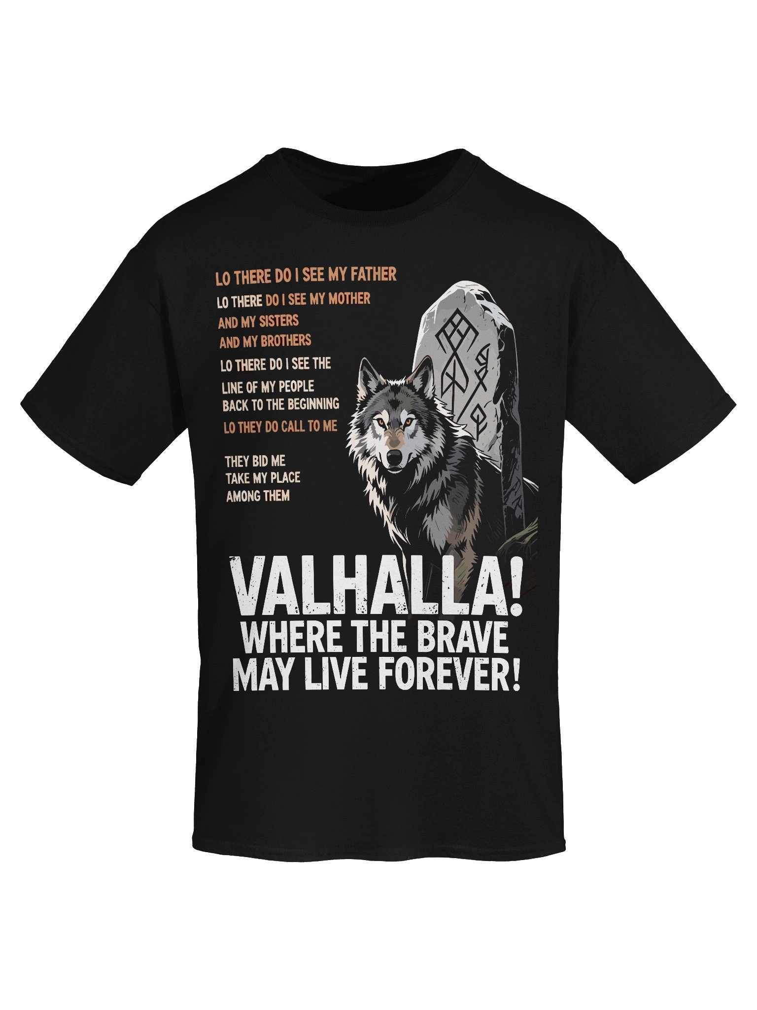 Valhalla Wolf Mythic Warrior Tee product image (5)
