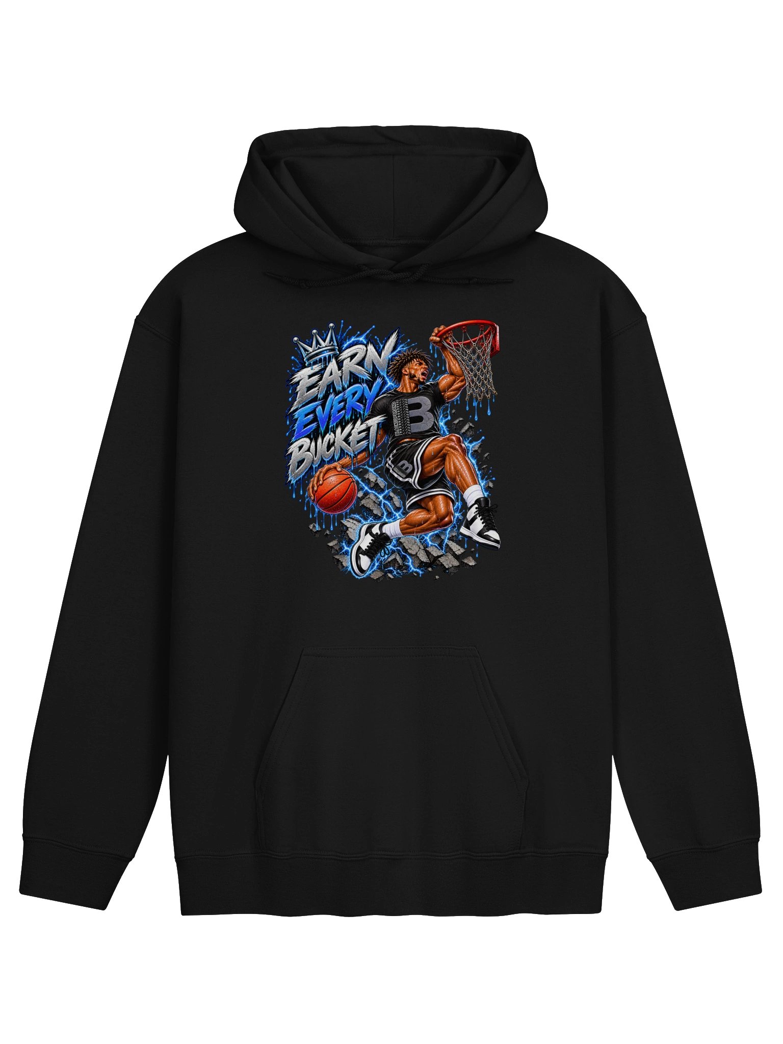Blacktop Brand Earn Every Bucket Pullover Hoodie product image (6)