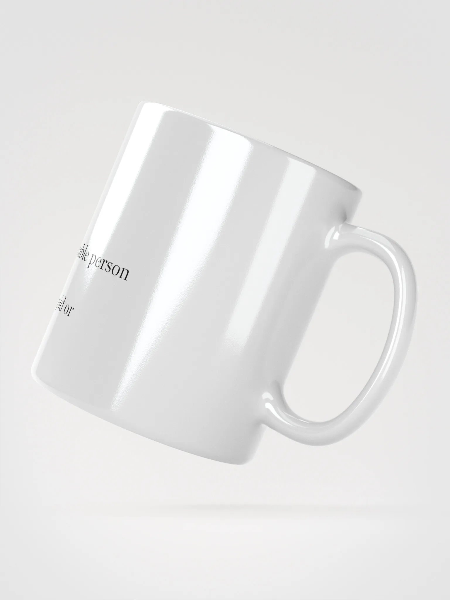 "shlompy" mug, white product image (4)