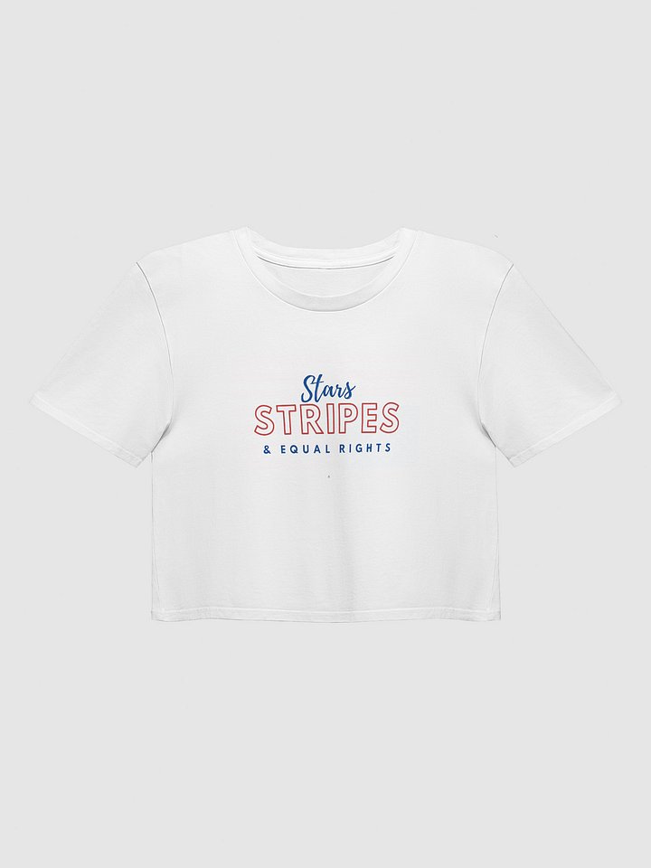 Stars, Stripes & Equal Rights Cropped Tee product image (1)