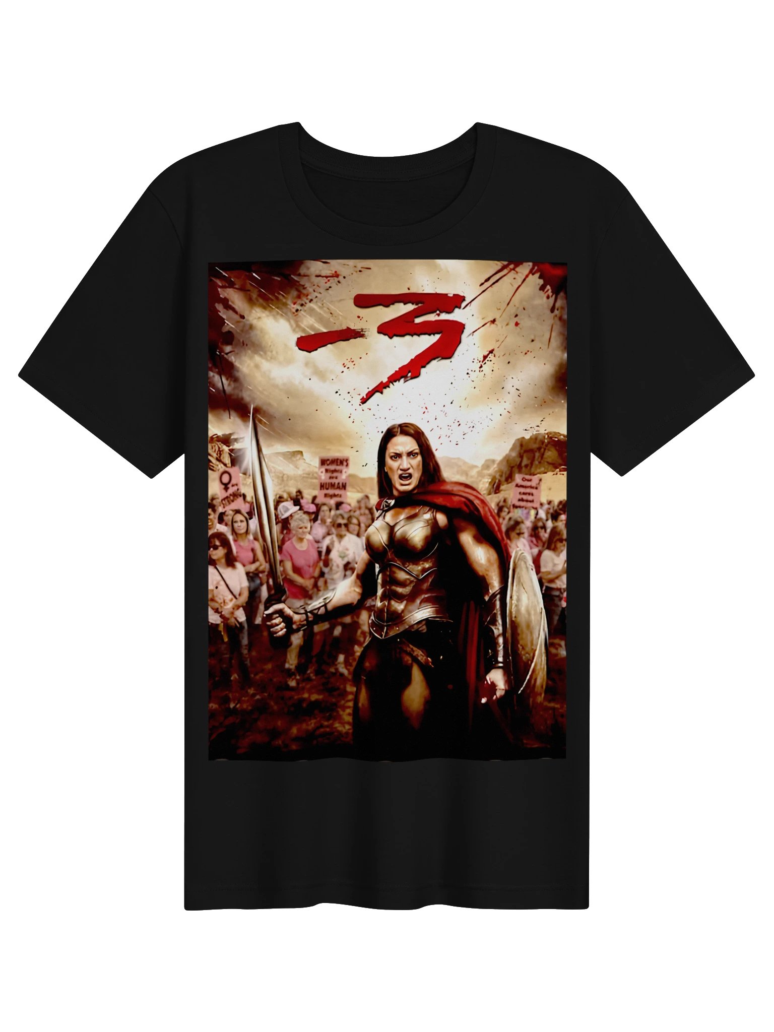 Minus 3 Spartan Warrior Parody IYKYK Tee product image (1)
