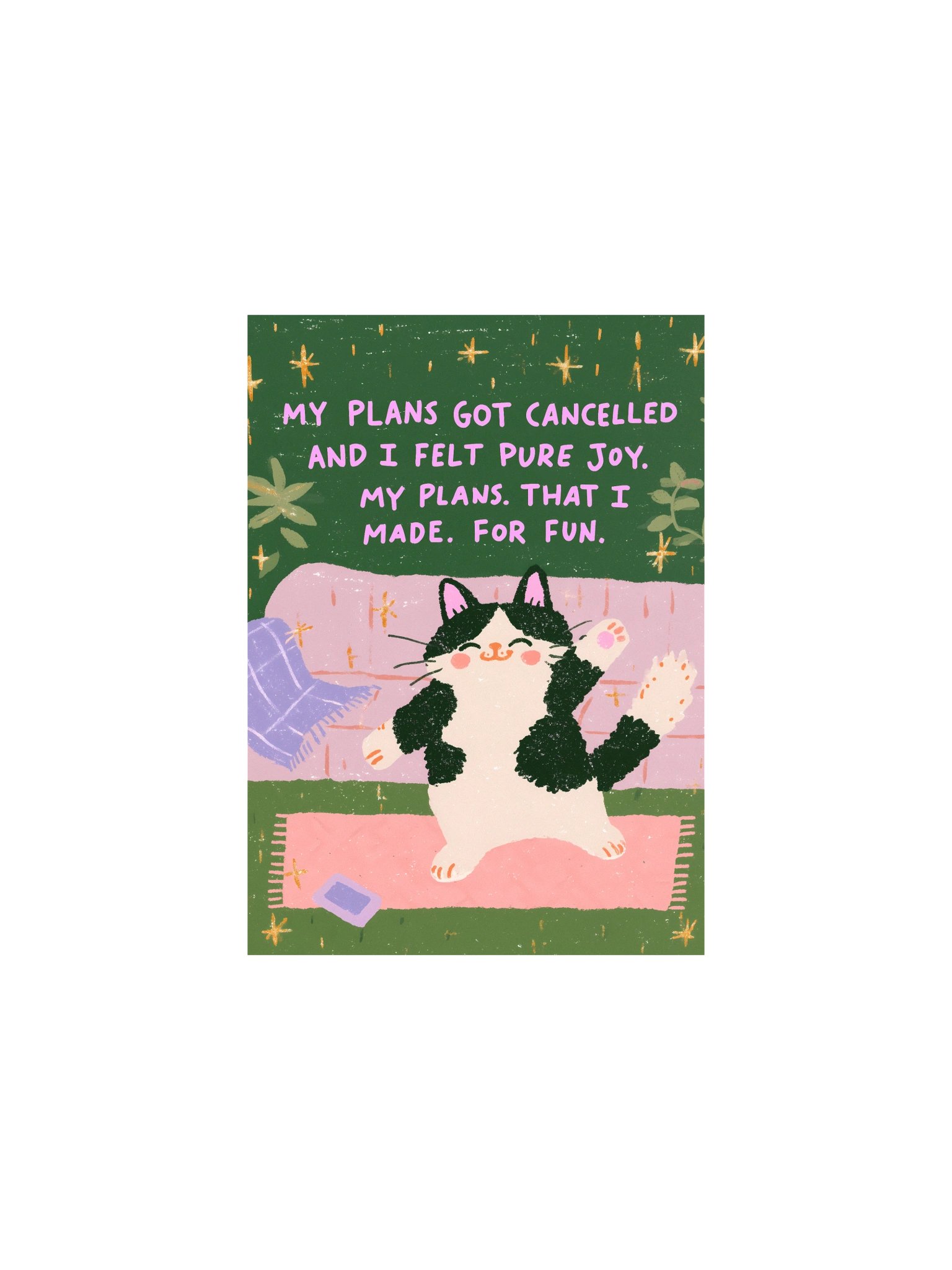 Plans Got Cancelled Cat Poster product image (2)