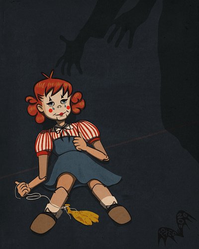 List: #frightfall2026 Prompt: #ventriloquist
.
.
.
#frightfall2026day7 #retrosupply #halloween
