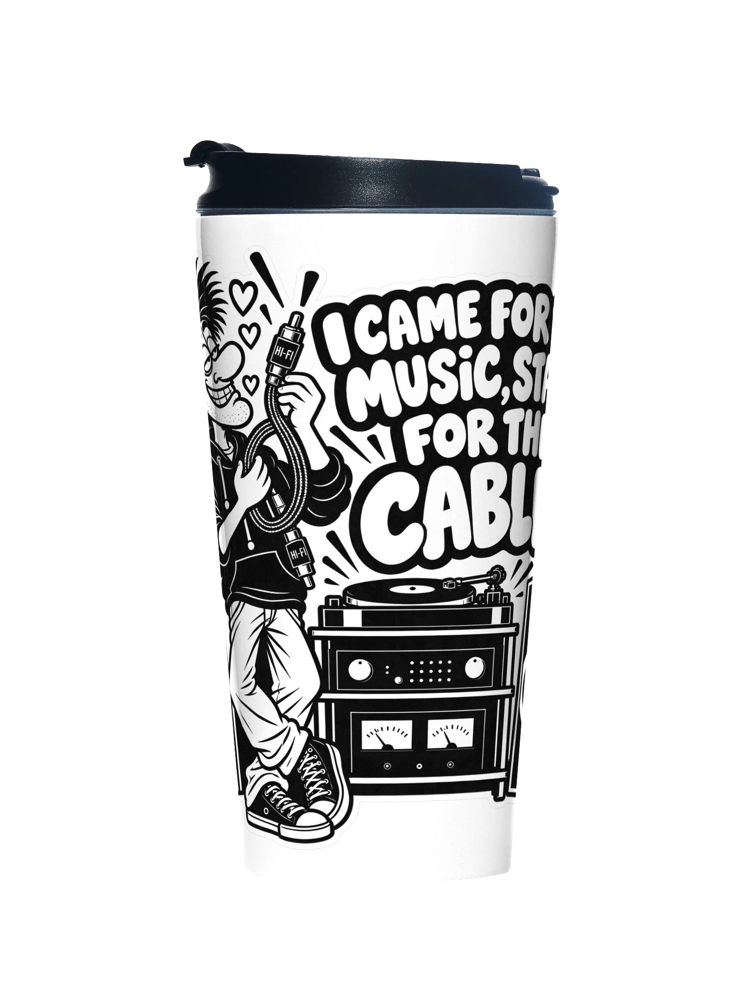 I Came For The Music, Stayed For The Cables - Travel Cup product image (1)