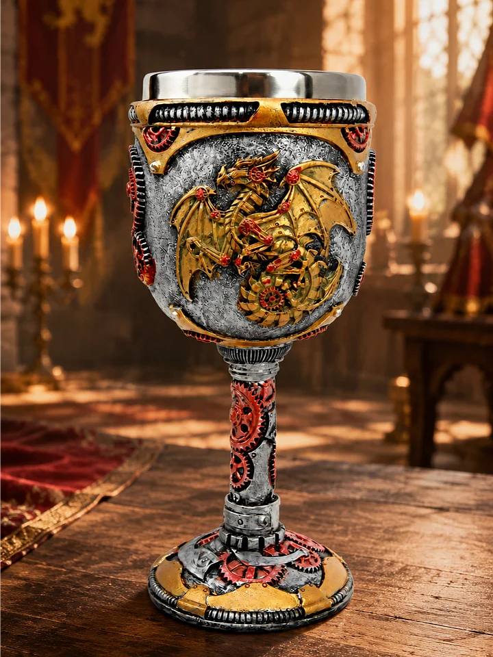 The Armored Kingdom Gearwing Mechanical Dragon Goblet-Premium Materials-Exquisite Craftmanship product image (1)