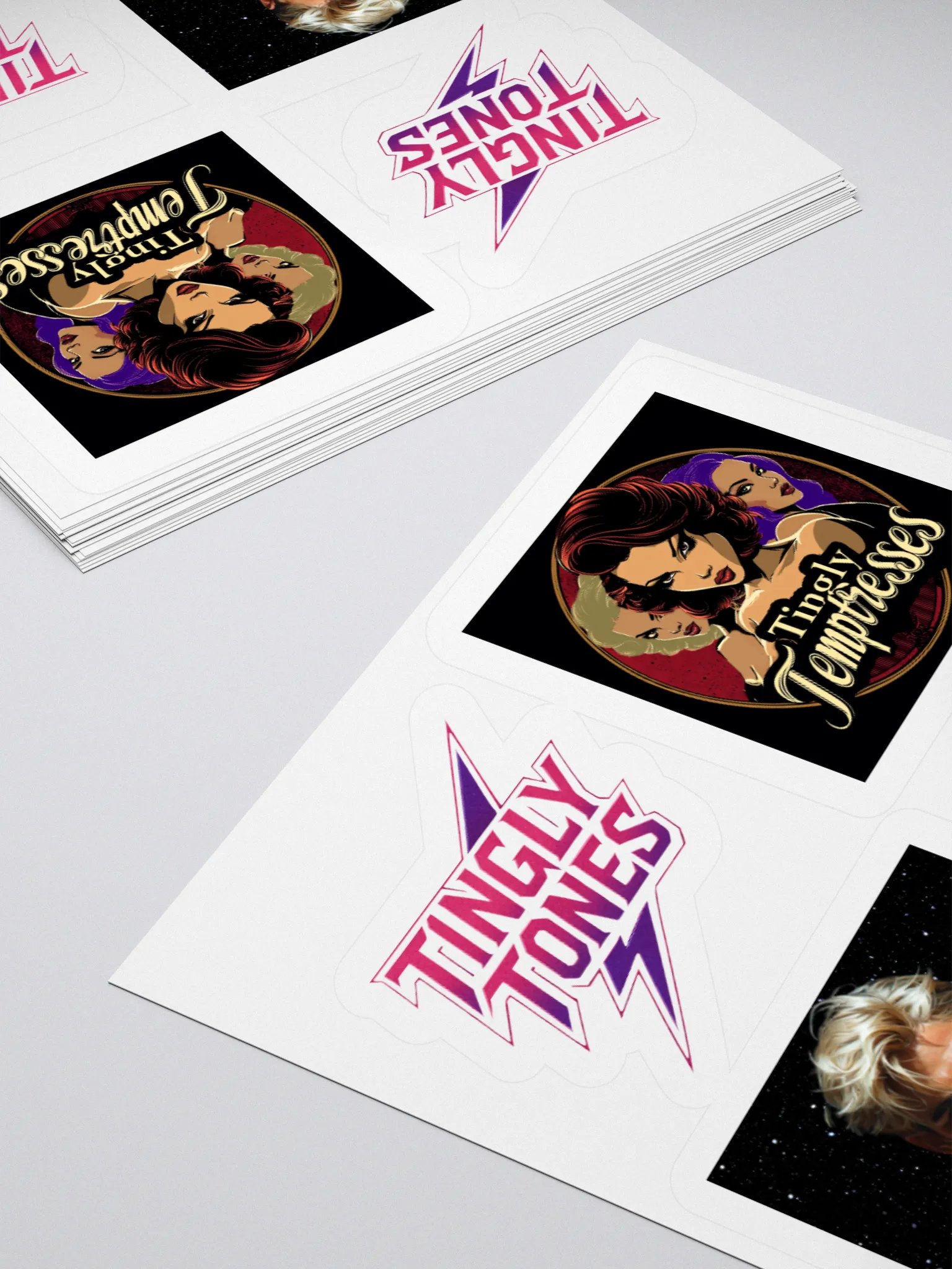 Tingly Temptresses Kiss Cut Stickers product image (4)