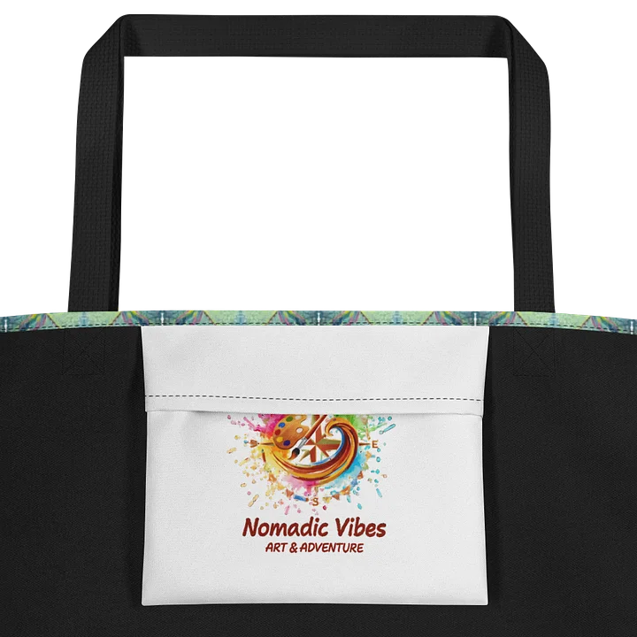 Vibrant Dragonfly - All‑Over Print Tote w/ Pocket product image (2)
