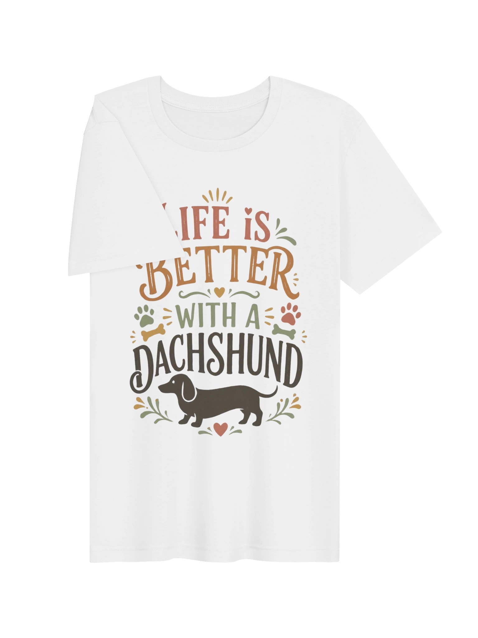 Life Is Better Dachshund Shirt | Dachshund Mom Tee product image (8)