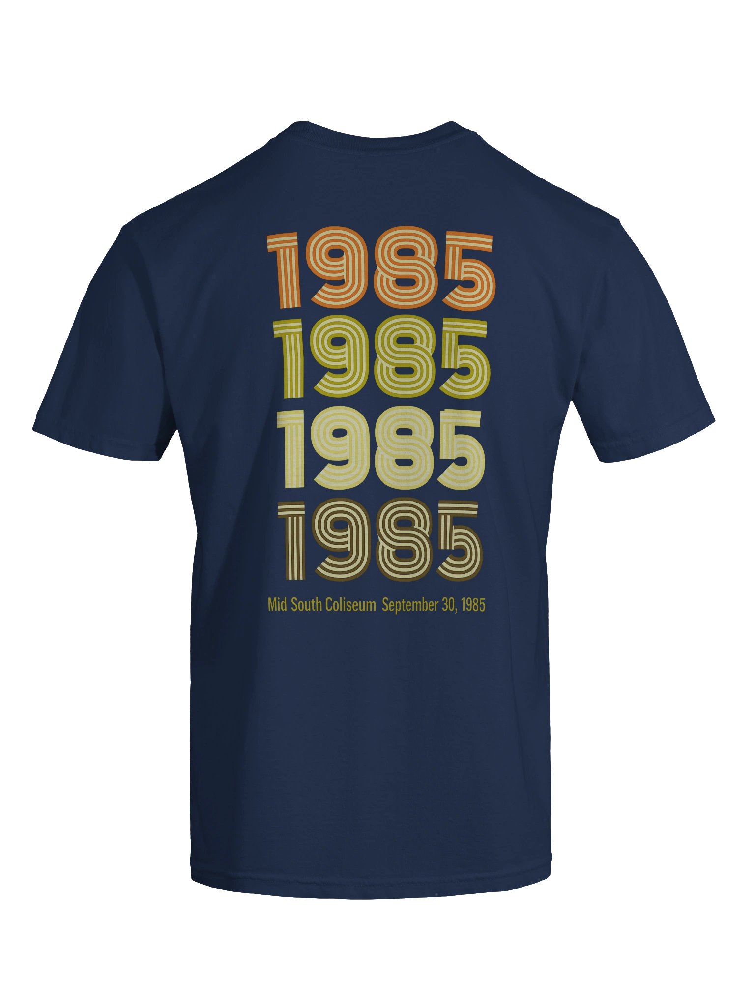 Cheap Pop – Mid‑South 1985 Tee (Navy) product image (9)
