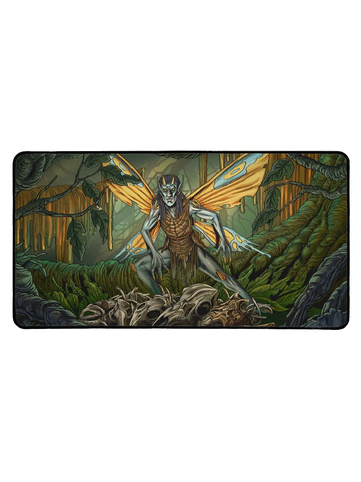 'Swamp Faerie' Hand Drawn Playmat by DarkSideTokens! product image (1)