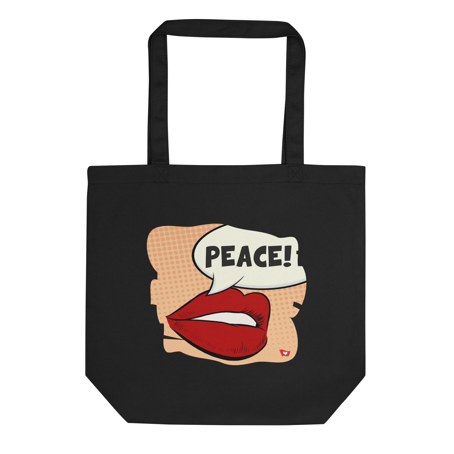 ORGANIC TOTE BAG (REGULAR SIZE), PEACE product image (2)