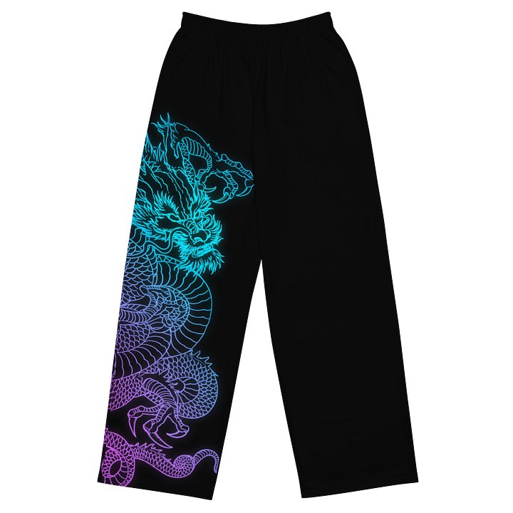 Neon Dragon Wide-Leg Pants product image (1)
